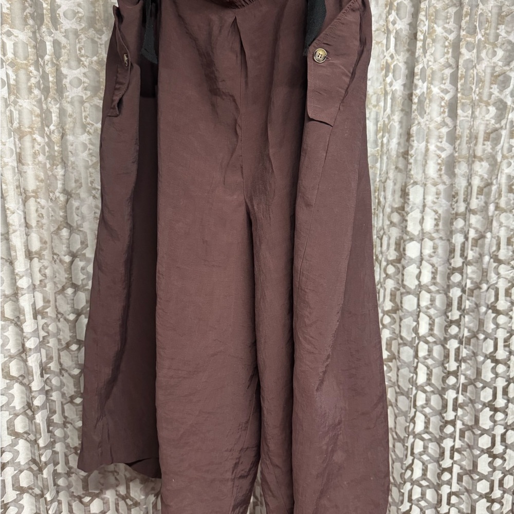 Anthropologie Chocolate Brown Trousers